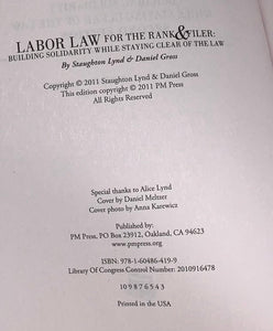 Labor Law for the Rank and Filer: Building Solidarity While Staying Clear of the Law